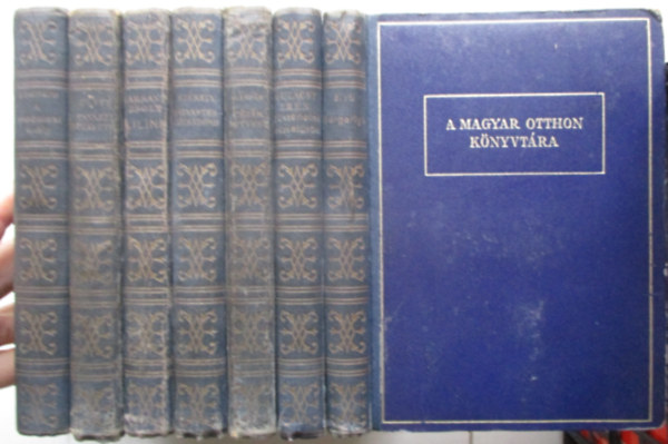 Több szerző - 8 db A Magyar Otthon Könyvtára sorozatból (Történelmi miniatűrök, Sárgarigó, Cézár hitvese, Mátyástér rózsadomb, A madarasi király,Liline, tavaszi búzavetés)