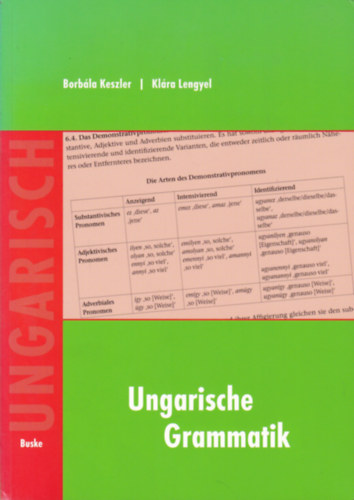 Borbla Keszler - Klra Lengyel - Ungarische Grammatik