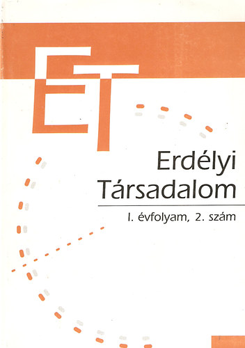 Erdlyi Trsadalom (Szociolgiai szakfolyirat)- I. vfolyam, 2. szm