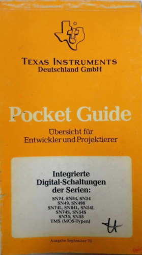 Pocket Guide - �bersicht f�r Entwickler und Projektierer