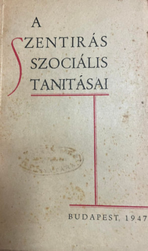 Keeble-Incze-Szab - A szentrs szocilis tantsai