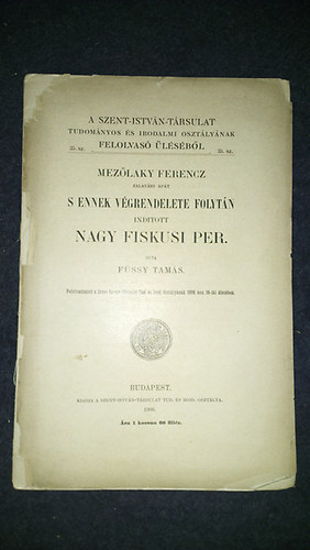 Fssy Tams - Nagy fiskusi per