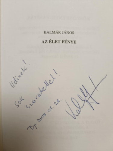 Kalmr Jnos - Az let fnye