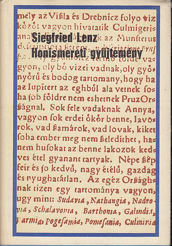 Siegfried Lenz - Honismereti gyjtemny