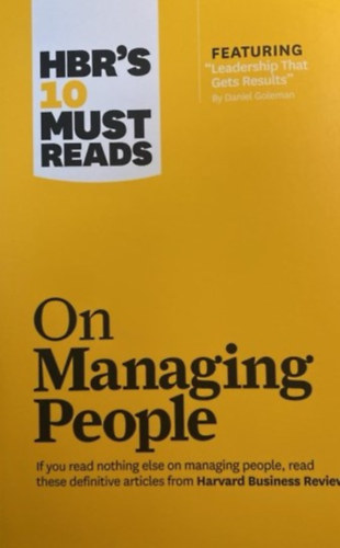 HBR's 10 Must Reads on managing people