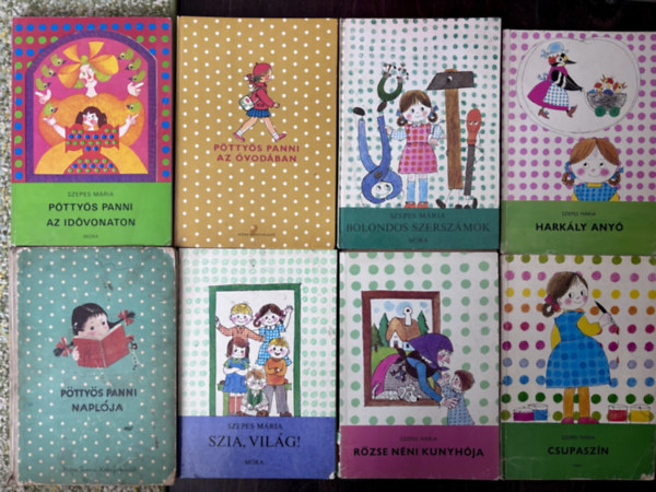 Szepes Mária - 8 db Pöttyös Panni könyv