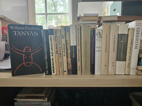 Peter Marshall, Alberto Moravia, Evelyn Waugh, André Malraux, E. L. Doctorow, Irwin Shaw, Honoré de Balzac, Henry James, Stendhal, Emil Zola, Charles Dickens, William Somerset Maug William Faulkner - 16db világirodalom, KÖNYVMENTŐ AJÁNLAT: Tanyán+ Nincs helyed a temetőben+ Az unalom+ Királyok útja+ Jámbor pálya+ Ragtime+ Óhatatlan veszteségek+ Nat Turner vallomásai+ Eugénie Grandet- A harmincéves asszony+ Egy hölgy arcképe+ Vanin