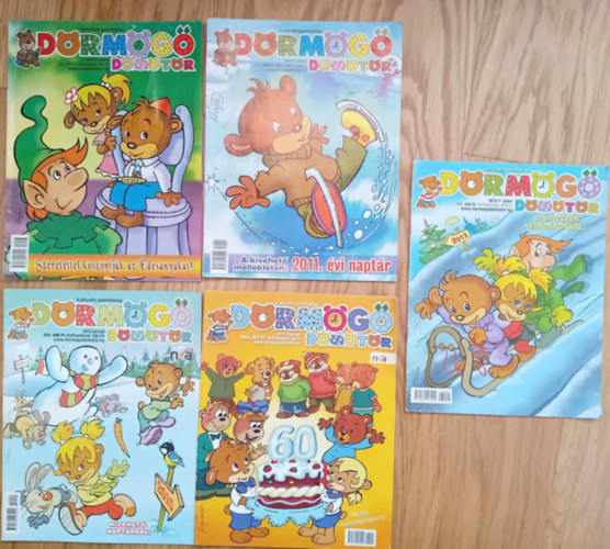 Dörmögő Dömötör, 2011/1,3, 20013/1,2017/január,2015/január