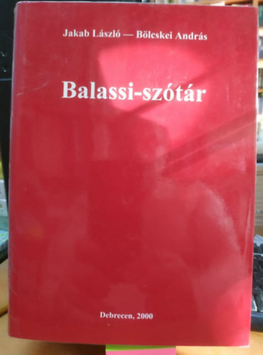 Jakab Lszl-Blcskei Andrs - Balassi-sztr