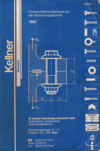 Kellner - Bossard  ( Mszaki katalgus ) 1991