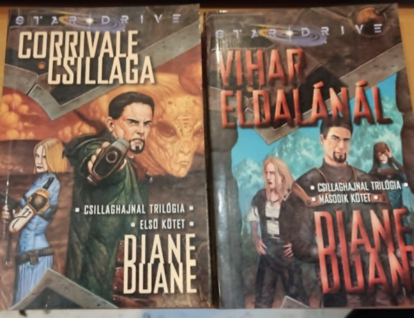 Diane Duane - 2 db Csillaghajnal trilgia els s msodik ktete: Corrivale csillaga + Vihar Eldalnl