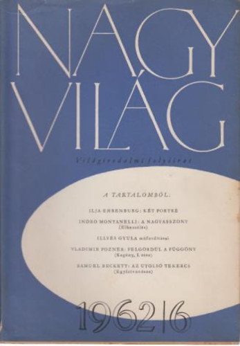 Kardos László-Gerebélyes László - Nagyvilág (Világirodalmi folyóirat)1962/6