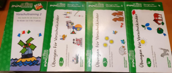 4 db bungen fr Vorschulkinder 2-4. + Vorschultraining 2 (Das macht fr die Schule fit!)(MiniLK)
