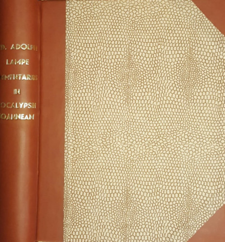 Frid. Adolphi Lampe - Theologi consummati meditationum exegeticarum opera anecdota, quibus sistundur Commentarius in Psalmos graduum, itemque Fragmenta in Apocalypsin Joanneam, et in Ecclesiasten Salomonis, Annotationes