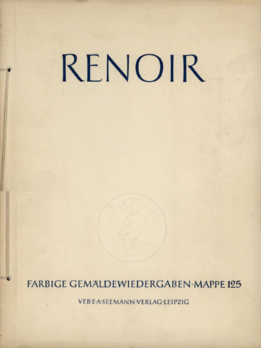 Walther Scheidig - Pierre Auguste Renoir 1841-1919 Acht farbige Gemldewiedergaben Mappe 125