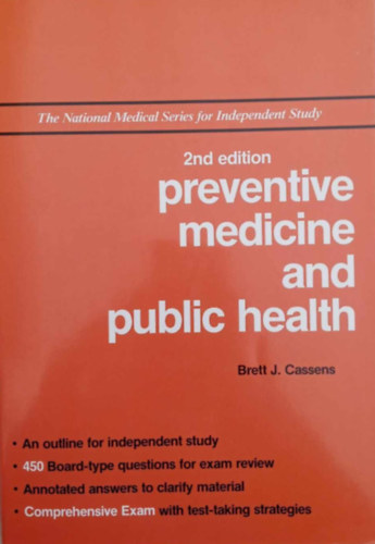Brett J. Cassens - Preventive medicine and public health - The National Medical Series for Independent Study