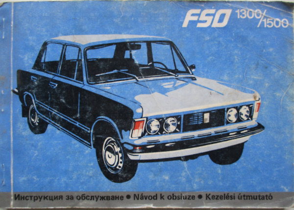 Polski Fiat FSO 1300/1500 kezelsi tmutat (3 nyelven)