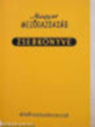 Horv�th S�ndor  (szerk.) - Magyar mez�gazdas�g zsebk�nyve 1966