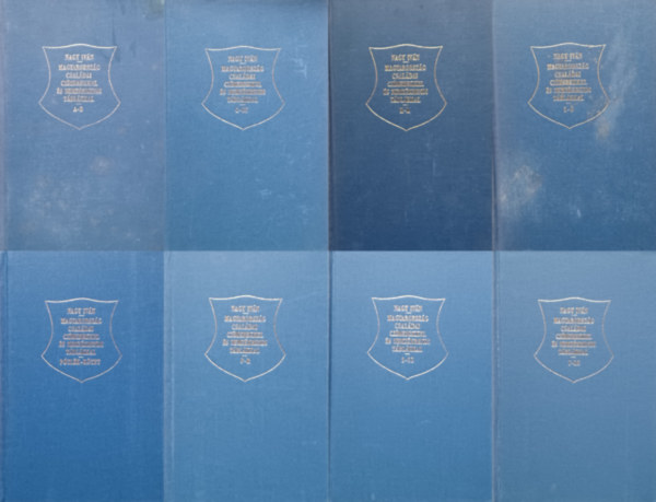 Nagy Iv�n - Magyarorsz�g csal�dai cz�merekkel �s nemz�krendi t�bl�kkal I-VIII.