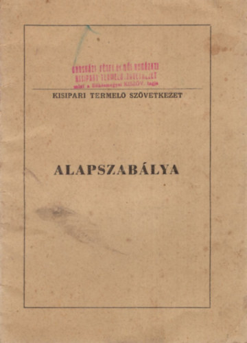 Oroshzi Frfi s Ni Ruhzati Kisipari Termel Szvetkezet alapszablya