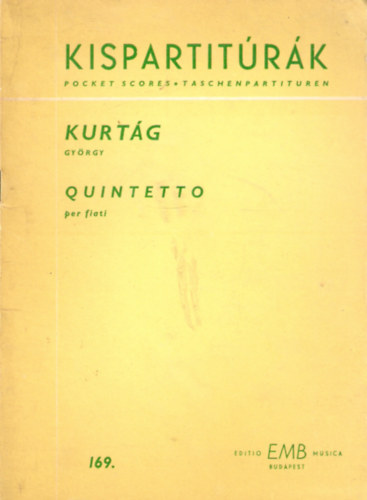 Kurtág György - Quintetto per fiati