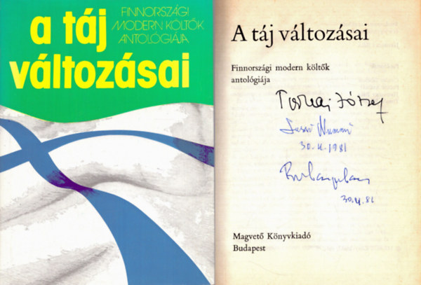 Jvorszky Bla  (szerk.) - A tj vltozsai (dediklt)