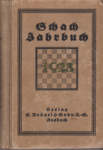 Bachmann Ludwig - Schachjahrbuch f�r 1923