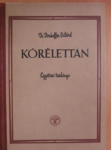 Dr. Donhoffer Szilrd - Krlettan - Egyetemi tanknyv