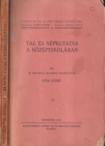 Vgh Jzsef - Tj- s npkutats a kzpiskolban