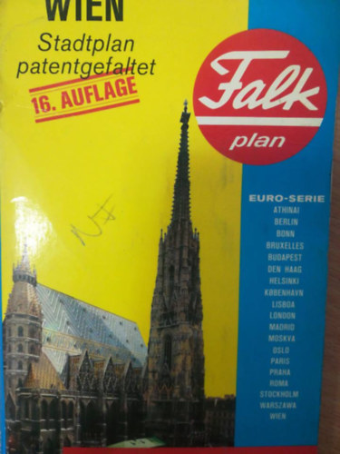 Wien - Stadtplan patentgefaltet 16. auflage