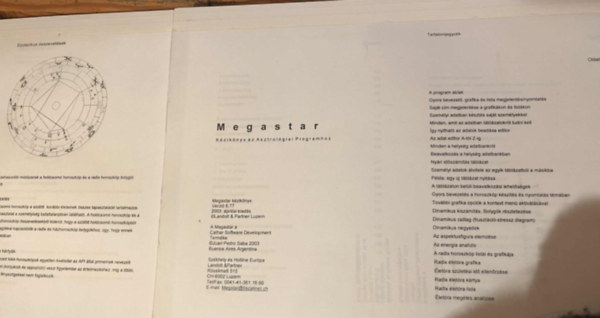 MEGASTAR - K�zik�nyv az Asztrol�giai Programhoz