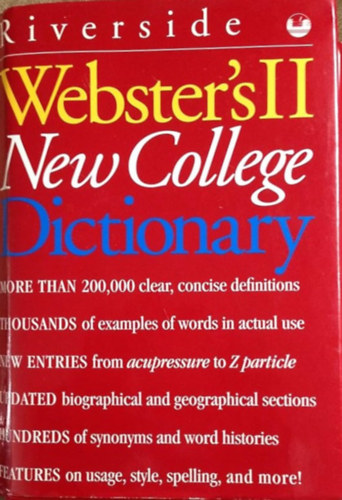Webster - Webster's New College Dictionary