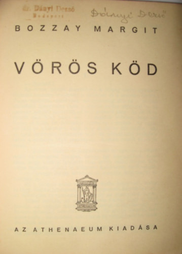 Bozzay Margit - V�r�s k�d