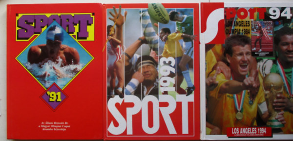 Sport �vk�nyvek egyben, k�nyvcsomag: Sport 91, 93, 94