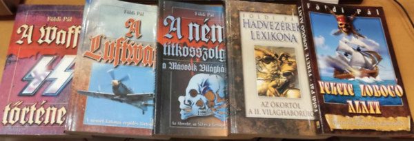 Földi Pál - 5 db Földi Pál kötet