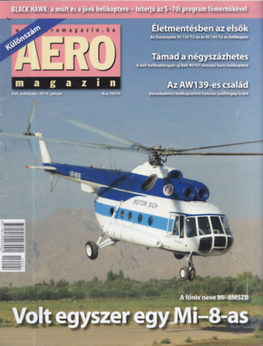 Sajtos Zoltn  (szerk.) - 4 db Aero magazin szrvnyszm: 2014/januri klnszm + 2014/februr + 2014/mjus + 2014/oktber