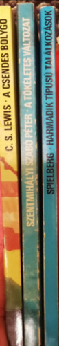 Kozmosz fantasztikus k�nyvek 3 db (C. S. Lewis: A csendes Bolyg�, Szentmih�lyi Szab� P�ter: A t�k�letes v�ltozat, Spielberg: Harmadik t�pus� tal�lkoz�sok)