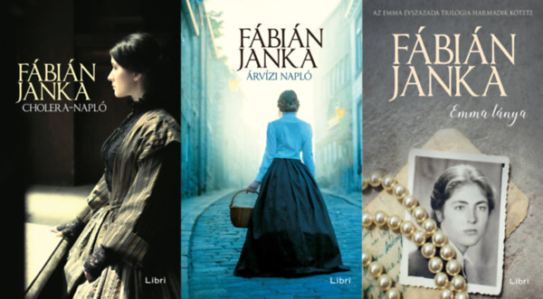 Fbin Janka - 3 db Fbin Janka romantikus regny: Cholera-napl + rvzi napl + Emma lnya
