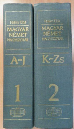 Hal�sz El�d - Magyar-n�met nagysz�t�r I-II. A-J; K-ZS