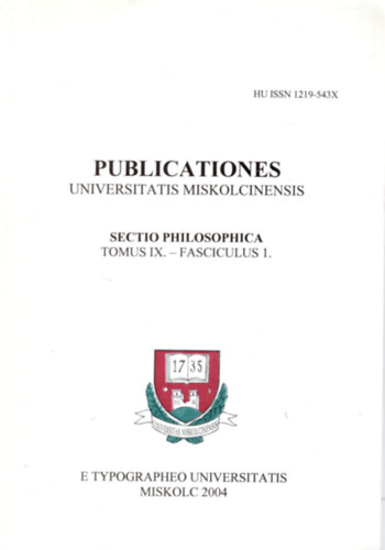 Lendvai L. Ferenc  (szerk.) - Tz ves a blcsszkpzs a Miskolci Egyetemen - Jubileumi nnepi ls 2003. prilis 30. -Publicationes universitatis Miskolcinensis