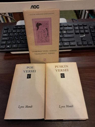Alekszandr Puskin, Csokonai Vit�z Mih�ly Edgar Allan Poe - Versek (3 k�tet): Poe versei+Puskin versei+Csokonai Vit�z Mih�ly v�logatott versei