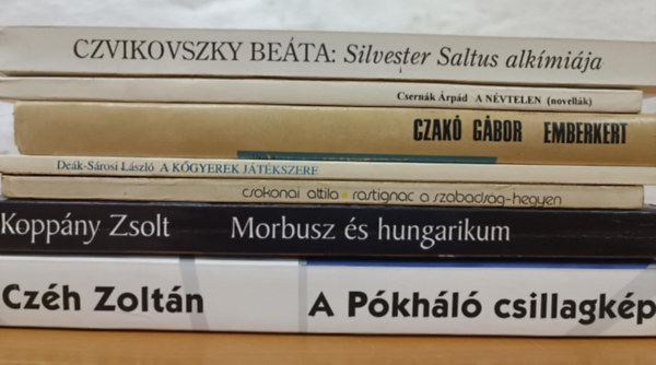 Csern�k �rp�d, Czvikovszky Be�ta, Cz�h Zolt�n, Kopp�ny Zsolt, Csokonai Attila, De�k-S�rosi L�szl� Czak� G�bor - Magyar kort�rs k�nyvcsomag