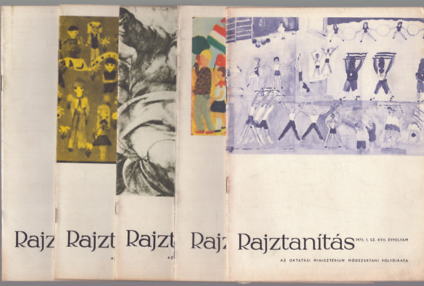 Aradi Jenő szerk. - Rajztanítás - Az Oktatási Minisztérium módszertani folyóirata - XVII.évf. 1975/1-5.szám