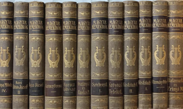12 k�tet a Magyar Remek�r�k sorozatb�l