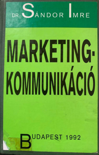 Sndor Imre - Marketingkommunikci