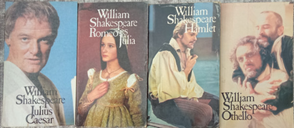 William Shakespeare - Othello + Hamlet + Romeo s Jlia + Julius Caesar (4 knyv)