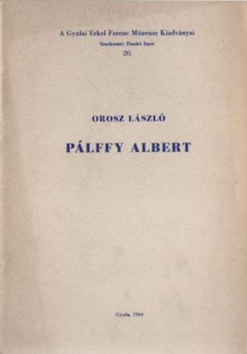 Orosz  L�szl� - P�lffy Albert