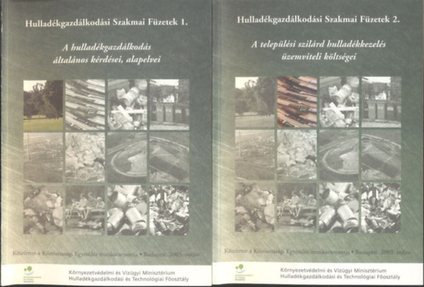 Hullad�kgazd�lkod�si Szakmai F�zetek (10 db f�zet, tokban)