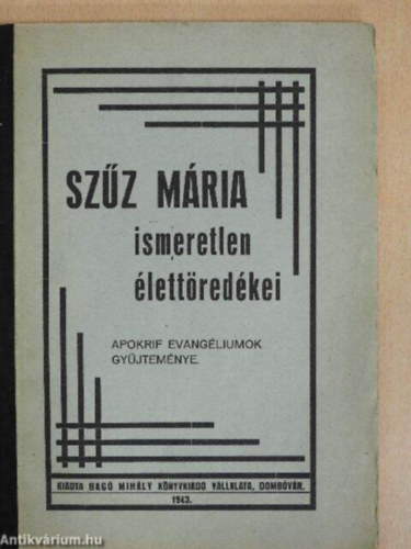 Rck Gyula - Szz Mria ismeretlen lettredkei