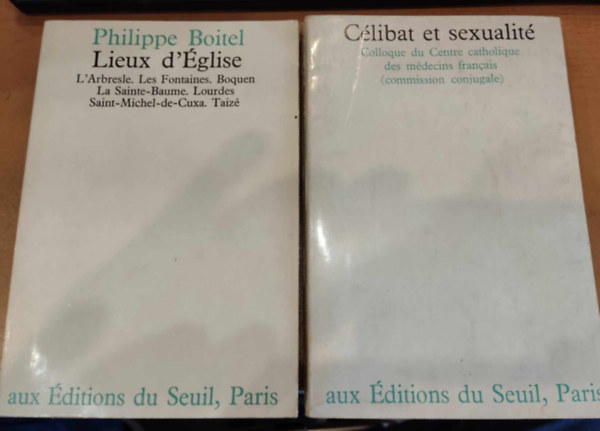 Philippe Boitel - Lieux d'glise + Clibat et sexualit (Templomok + clibtus s szexualits)